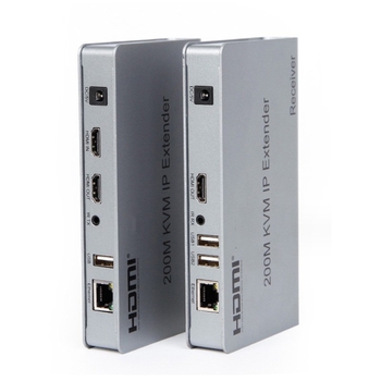 HDMI KVM extender preko Ethernet kabela (RJ45), 4K, do 120–200 m