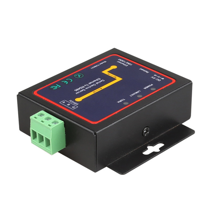 TXB021 Server RS485 pentru port serial — adaptor Ethernet industrial cu suport Modbus TCP/RTU, compatibil Windows 7