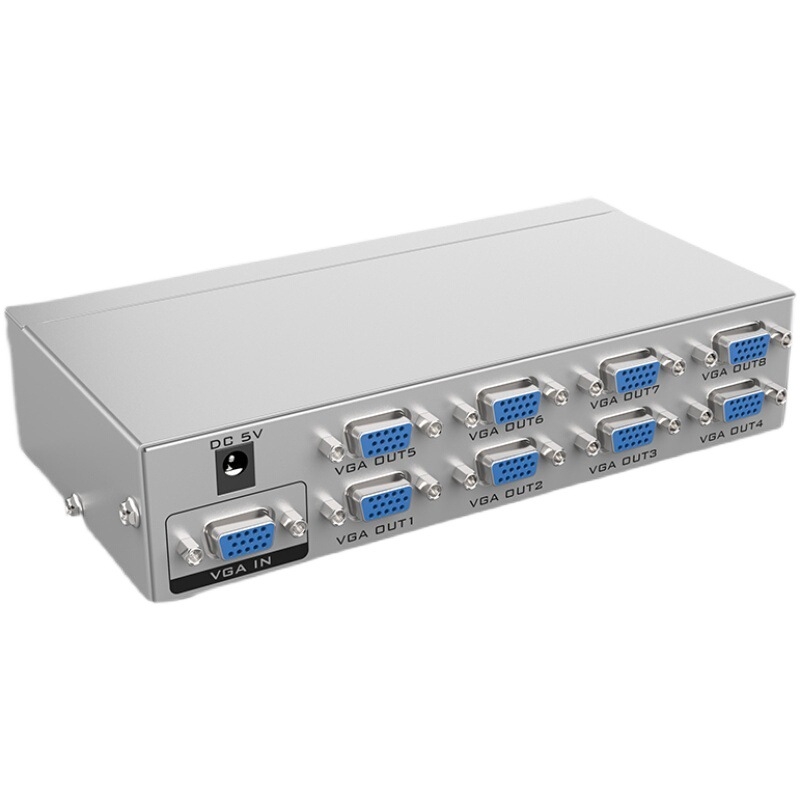 VF208 VGA splitter 1×8, visoka definicija signala, 1 ulaz/8 izlaza