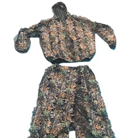 3D lišće kamuflažno odijelo za promatranje ptica | poliester | unisex | odrasli | sezone: ljeto, proljeće, jesen