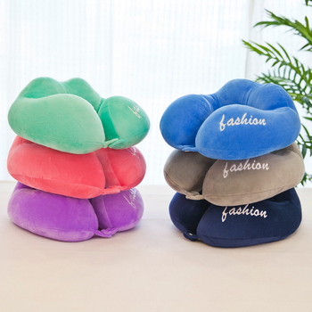 Mu Si Le putni U-tvarovani jastučnica za vrat – punjenje: polyester vlakna, jezgra: kristalni velur, za odrasle, moderni minimalistički stil