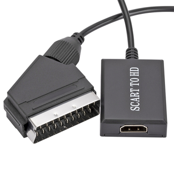 SCART na HDMI adapter kabel, 1080p pretvarač za TV, model 0332, podržava upravljanje napajanjem, nema daljinskog buđenja