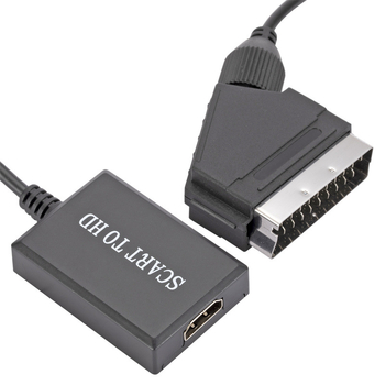 SCART na HDMI adapter kabel, 1080p pretvarač za TV, model 0332, podržava upravljanje napajanjem, nema daljinskog buđenja