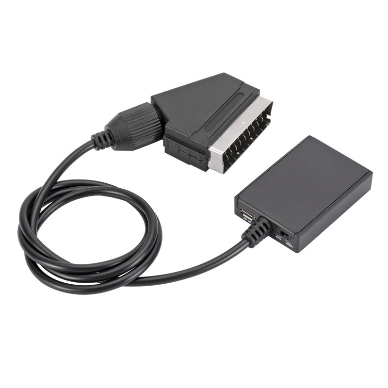 SCART na HDMI adapter kabel, 1080p pretvarač za TV, model 0332, podržava upravljanje napajanjem, nema daljinskog buđenja