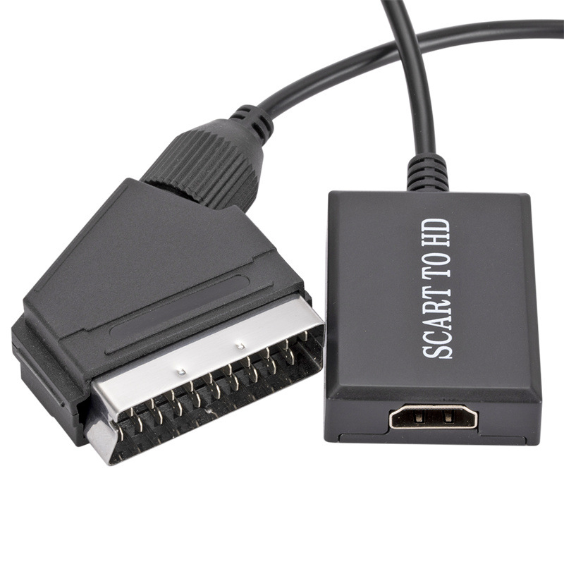 SCART na HDMI adapter kabel, 1080p pretvarač za TV, model 0332, podržava upravljanje napajanjem, nema daljinskog buđenja