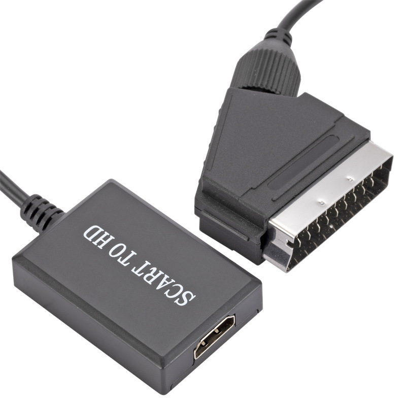 SCART na HDMI adapter kabel, 1080p pretvarač za TV, model 0332, podržava upravljanje napajanjem, nema daljinskog buđenja