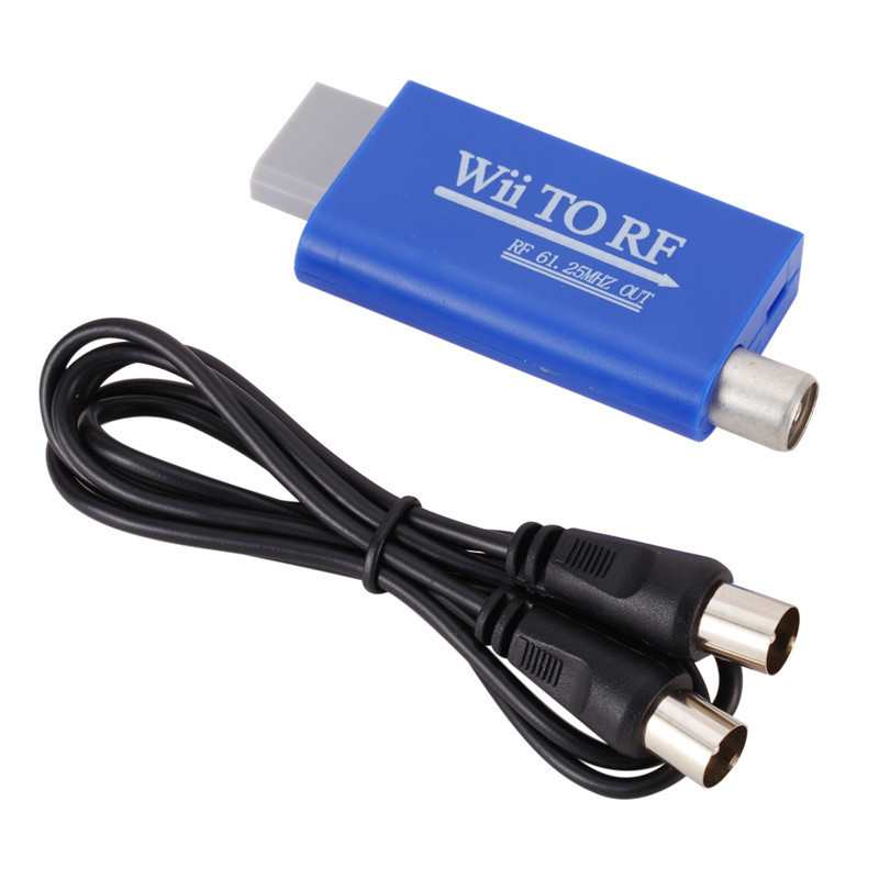 Wii to RF TV signal converter adapter, model Wii to rf, standardna duljina kabela, podržano napajanje
