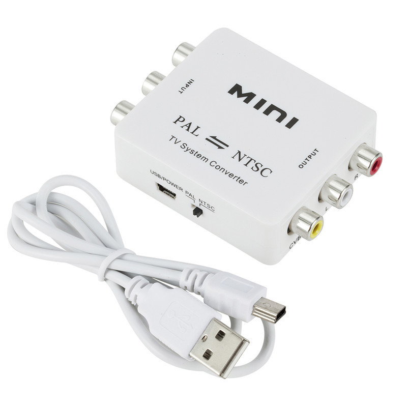 PAL na NTSC videokonverter, dvostruka PAL/NTSC konverzija, 1080p rezolucija, USB napajanje