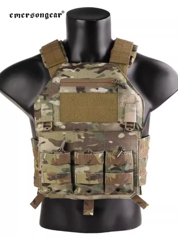 Taktička vest s Cordura 500D, Kamuflažni uzorak, Em7362, prozračna, vodootporna, otporna na habanje i vjetrovita