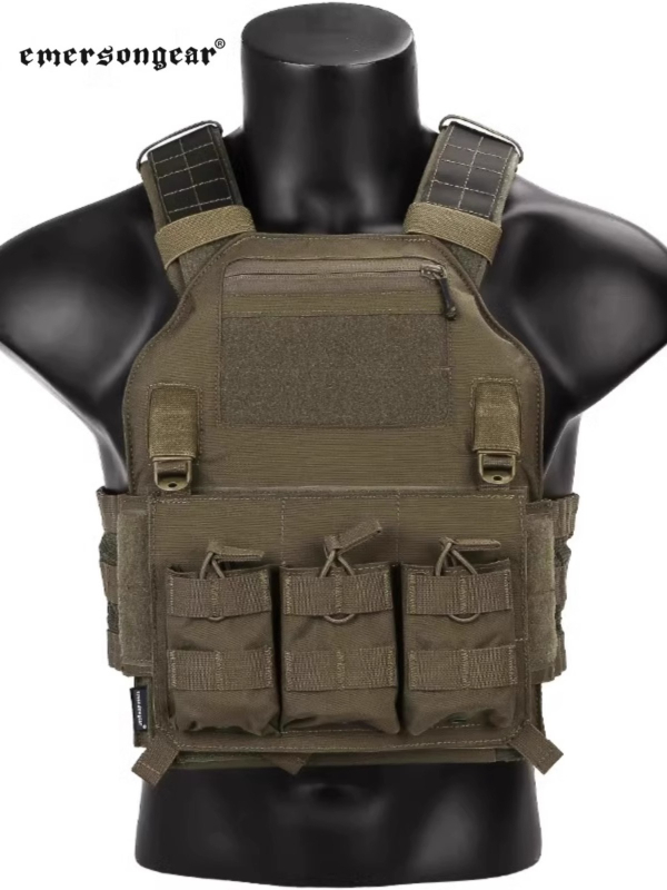Taktička vest s Cordura 500D, Kamuflažni uzorak, Em7362, prozračna, vodootporna, otporna na habanje i vjetrovita
