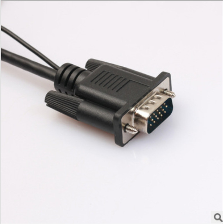 VGA na HDMI pretvarač: VGA muški–HDMI ženski, povezivanje računala s televizijom uz zvuk
