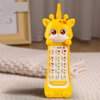 Играчка за никнене на зъби за бебета, образователен телефон за симулация на бебе, машина за ранно музикално образование за деца, мобилен телефон за играчки за просветление