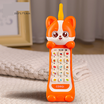 Играчка за никнене на зъби за бебета, образователен телефон за симулация на бебе, машина за ранно музикално образование за деца, мобилен телефон за играчки за просветление