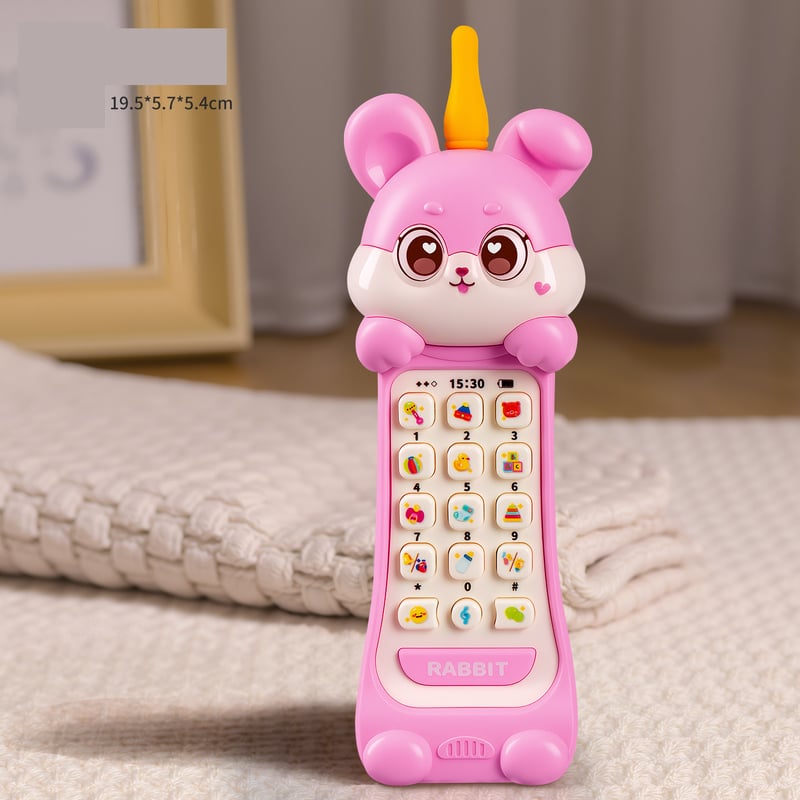 Играчка за никнене на зъби за бебета, образователен телефон за симулация на бебе, машина за ранно музикално образование за деца, мобилен телефон за играчки за просветление