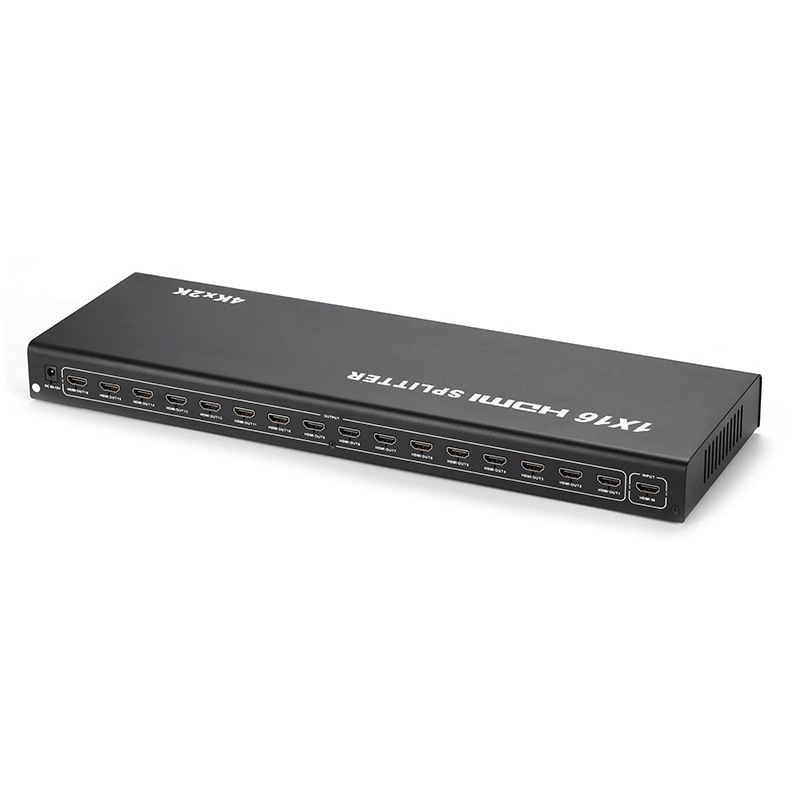 HDMI razdjelnik 1×16, model E10200510, podržava 4K×2K, Windows 7 kompatibilan, upravljanje napajanjem