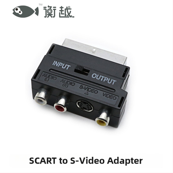 Hengyue zjt024 adapter kabel — europski SCART 21-pin na RCA/AV, OEM dostupan