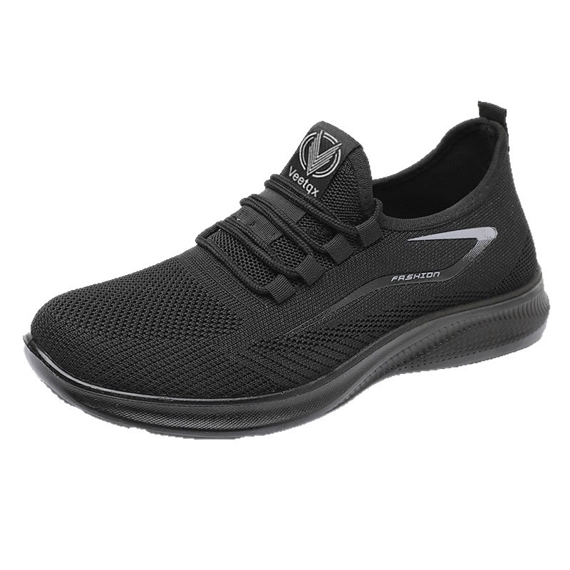 Muške sportske casual tenisice s gornjim dijelom PU + mreža, prozračna udobnost, EVA uložak, slip-on zatvaranje, PVC potplat