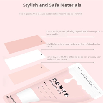 Kutija za skladištenje mlijeka u prašku, prijenosna, jednokratna, zatvorena radi svježine, pogodna za novorođenčad