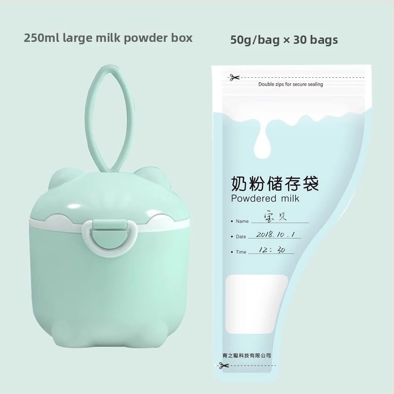 Kutija za skladištenje mlijeka u prašku, prijenosna, jednokratna, zatvorena radi svježine, pogodna za novorođenčad