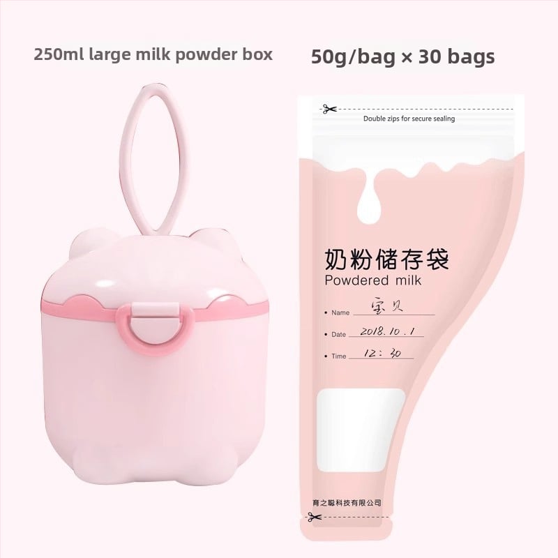 Kutija za skladištenje mlijeka u prašku, prijenosna, jednokratna, zatvorena radi svježine, pogodna za novorođenčad