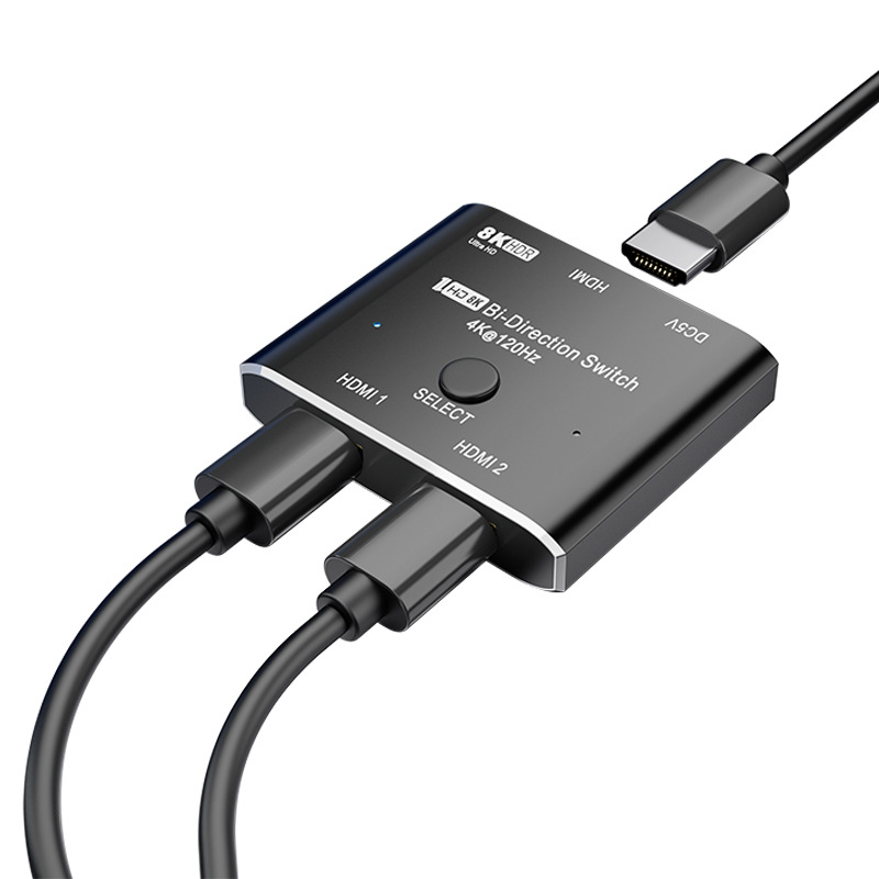 HDMI prekidač 2 ulaza 1 izlaz – E0101, 8K60Hz/4K120Hz, za PC i TV