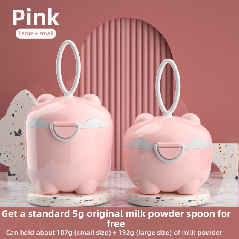 Kutija za bebine mlijeko u prahu, dvostruki sloj dizajn, brend Tired, pogodna od rođenja do 3 godine