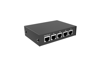 Krypton WQW-401 comutator RJ45 de 4 porturi, distribuție 4 intrări 1 ieșire, suport Windows XP, Wake-up de la distanță neacceptat, managementul energiei neacceptat