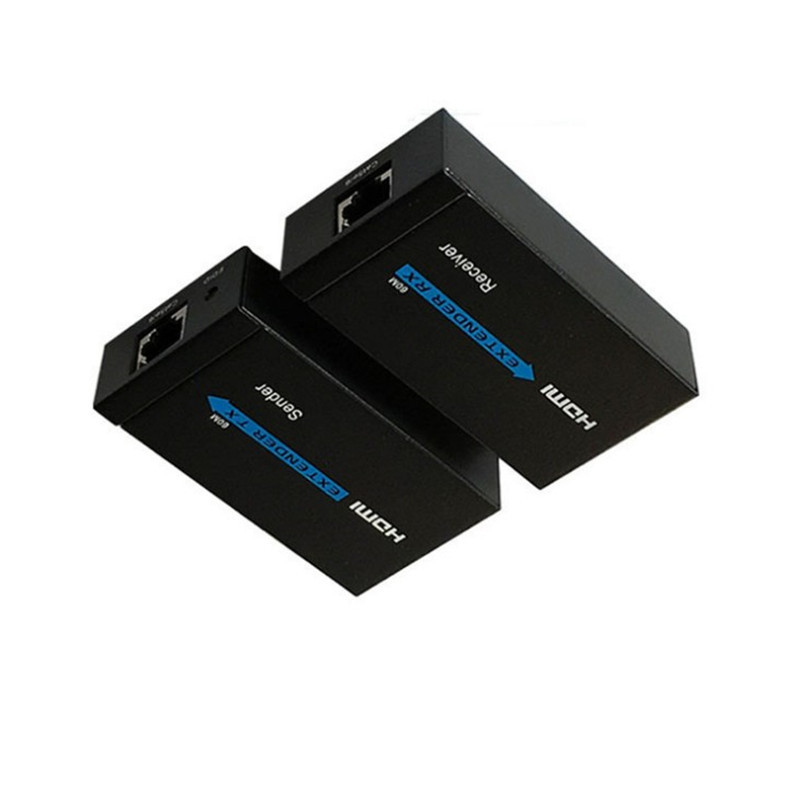 Extender HDMI pentru rețea, 60 m, 1080p, HDMI către RJ45, amplificator HDMI