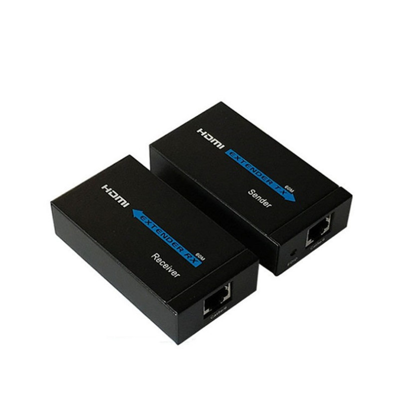 Extender HDMI pentru rețea, 60 m, 1080p, HDMI către RJ45, amplificator HDMI