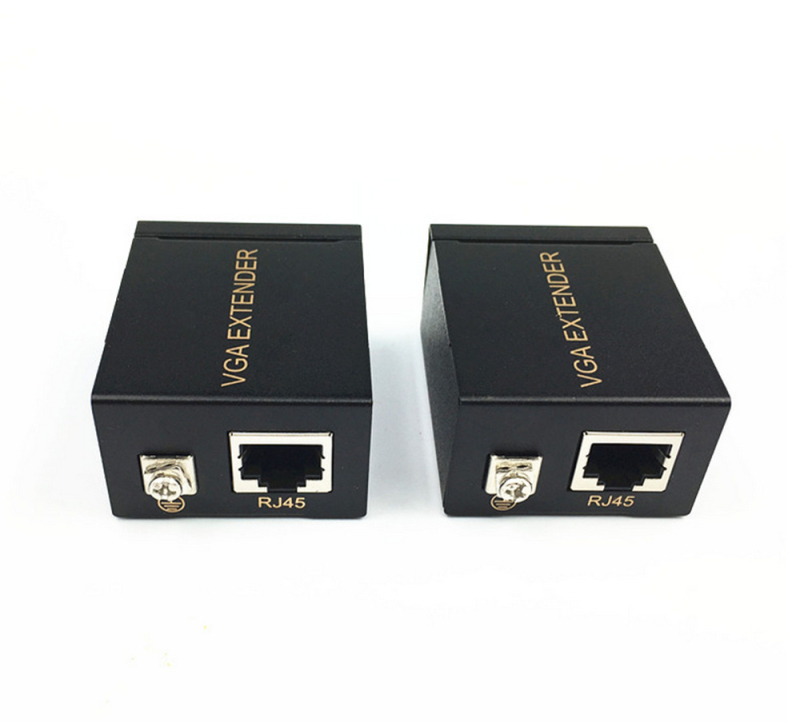 Extensor VGA până la 60 m, transmisie VGA prin cablu de rețea, rezoluție 1080p, OEM disponibil