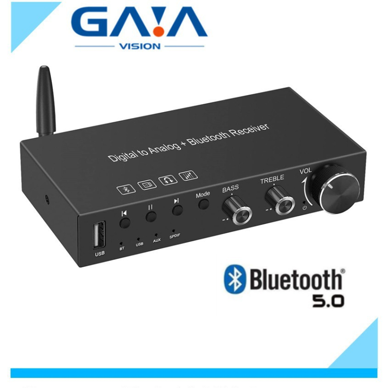GAIAVISION AC005 Bluetooth 5.0 DAC — digitalno-analogni pretvarač, Windows XP podrška, upravljanje napajanjem, izdanje 2021