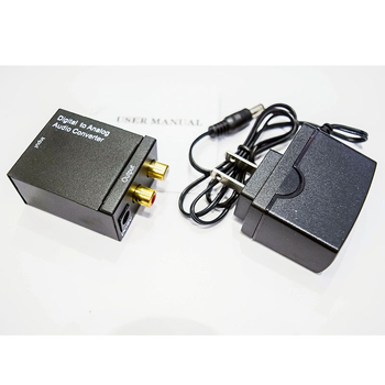 Digitalni koaksijalno/optički pretvarač za analognu zvuk za TV — Brand vellygood/weilige; Model: Digital coaxial/optical fiber to analog audio converter; Ulaz: koaksijalni ili optički; Izlaz: analogni zvuk