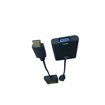 PCT adaptor/converter HDMI către VGA pentru laptopuri și proiectoare – 1920x1080P, 15 cm cablu, model HDMI to VGA, HVA12