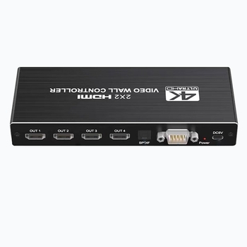 Comutator HDMI distribuție video OZJP1, rezoluție 1920x1080, control compatibil Windows, include splitter, sursă de alimentare, telecomandă