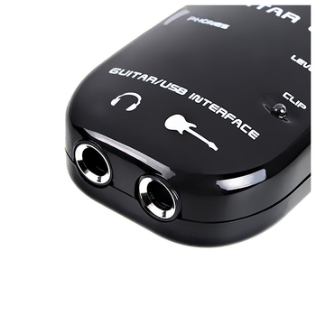 Cablu USB pentru chitară pentru înregistrare pe calculator (Guitar effector, cablu USB, model 2020, Wake-up de la distanță nu este acceptat, Administrarea energiei nu este acceptată)