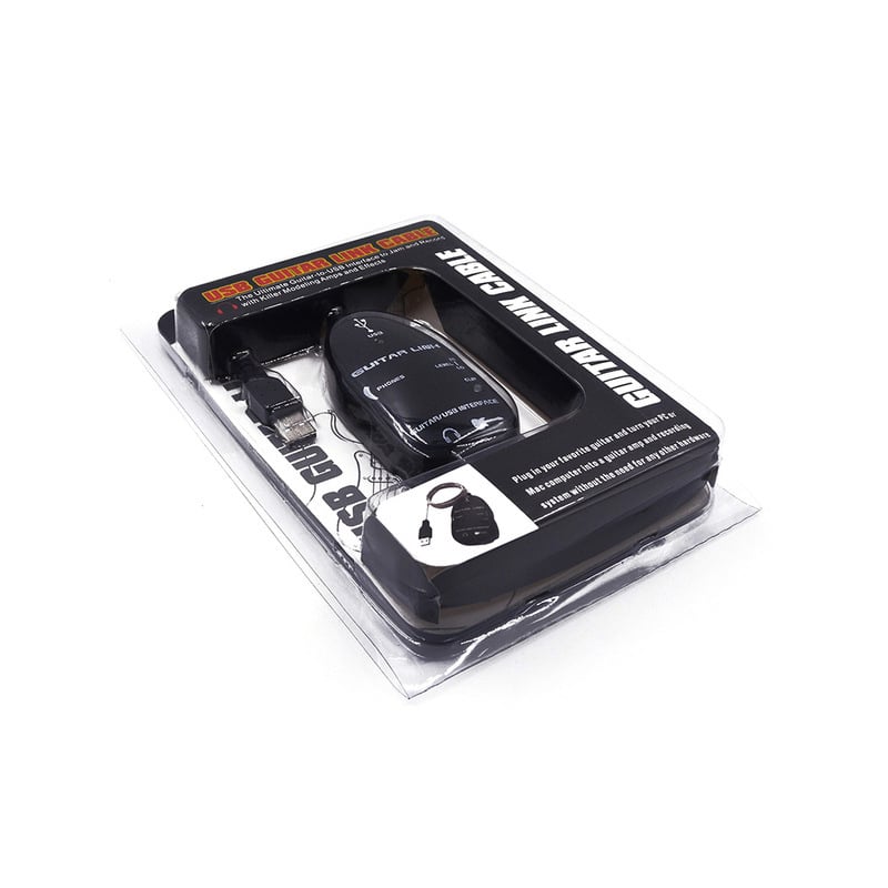 Cablu USB pentru chitară pentru înregistrare pe calculator (Guitar effector, cablu USB, model 2020, Wake-up de la distanță nu este acceptat, Administrarea energiei nu este acceptată)