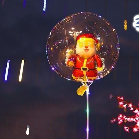 Balon rotund din hârtie, fără imprimare a logo-ului; potrivit pentru Crăciun și Anul Nou.