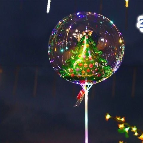 Balon rotund din hârtie, fără imprimare a logo-ului; potrivit pentru Crăciun și Anul Nou.