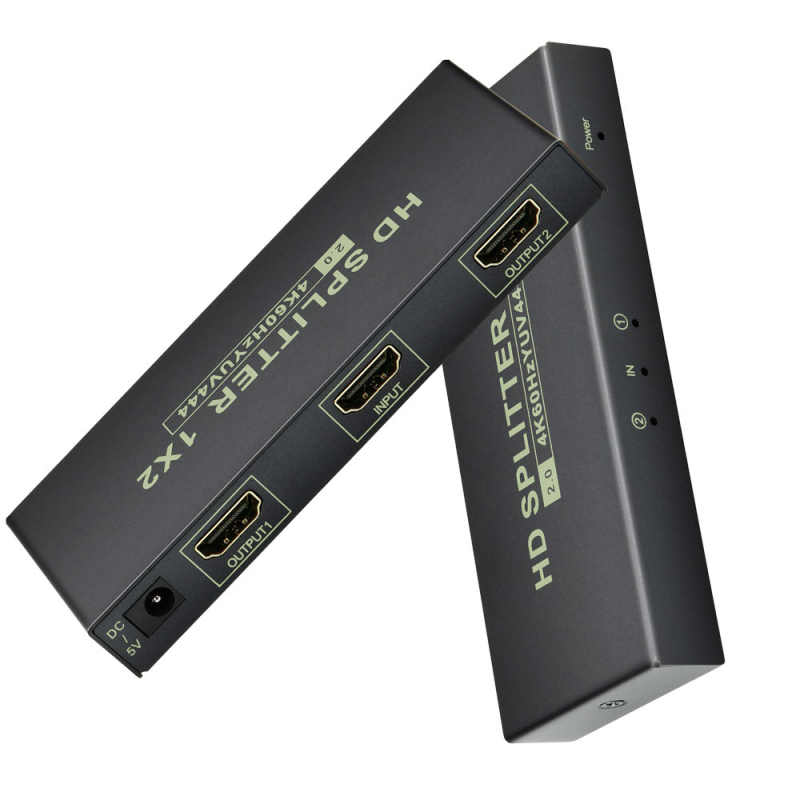 HDMI 2.0 splitter: 1 intrare, 8 ieșiri, 4K60Hz, 18Gbps, pentru PC/TV, model XH202