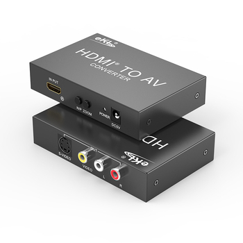 Convertor video eKL HAV: HDMI către AV și S-Video, 1080p