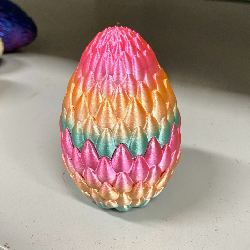 Ornament dragon lotus imprimat 3D • PLA • Imprimare 3D • Simulare animal • Personalizare disponibilă • Decor suspensiv