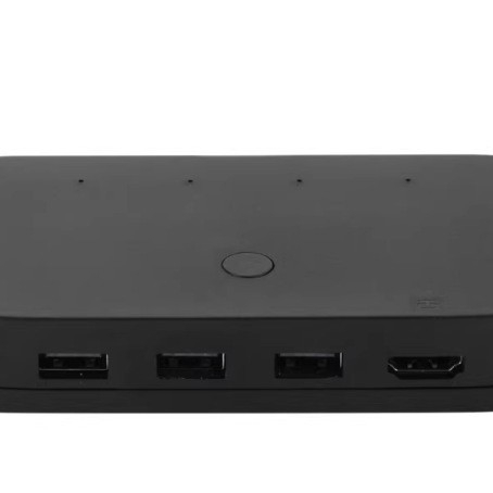 Comutator HDMI KVM, 4x1, 4K60Hz, Windows 7 compatibil, tastatură și mouse partajate