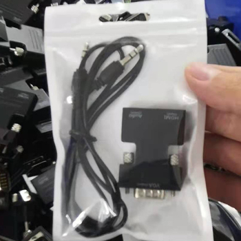 Adaptor HDMI femelă la VGA bărbat cu audio, 1080P, compatibil Windows 7