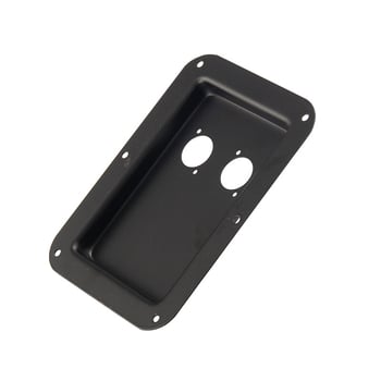 Színpad hangszórókhoz tartozékok — Shadow fiber derékszögű vas fogantyú és hátsó panel