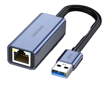 Win as KVM prepínač USB 3.0 Gigabitová drôtová sieťová karta do RJ-45 hub konvertora pre notebook