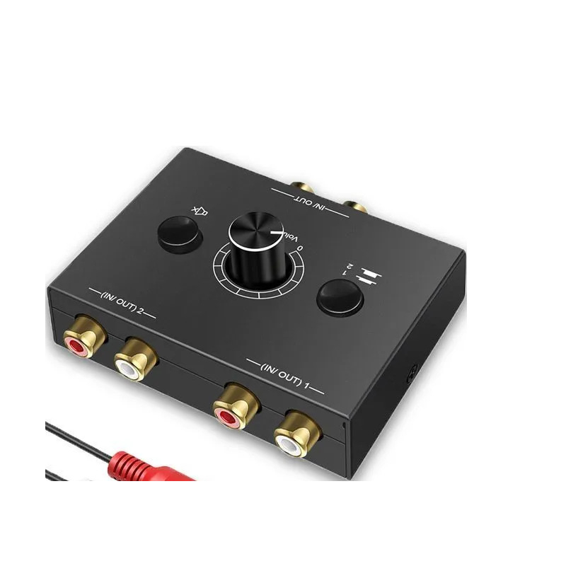 RCA audio prekidač, 2 ulaza-1 izlaz, 15 cm kabel, adapter kabel