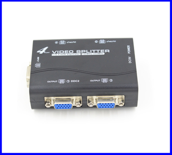 HDX-4 dispozitiv VGA switch-distributor, rezoluție 1920x1440, compatibil XP/Win7/8, OEM disponibil, pentru monitorizare de securitate