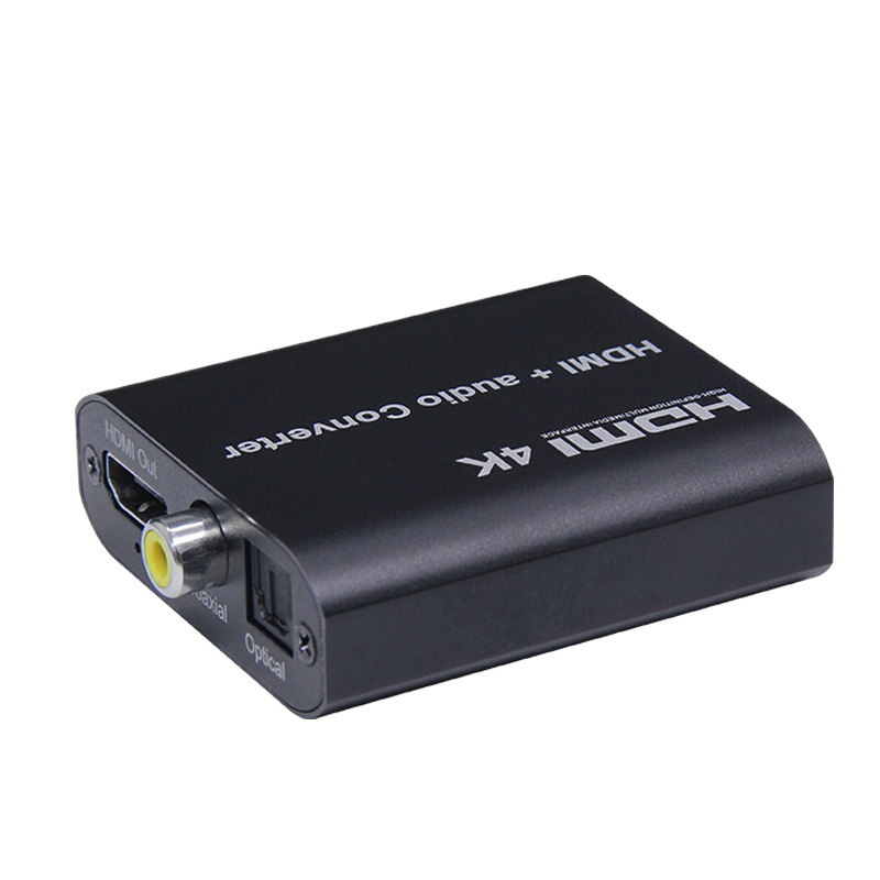 HDMI audio ekstraktor i prekidač XQ-0046, 4K, 5.1 zvuk, optički i koaksijalni digitalni izlaz, 3,5 mm analogni izlaz