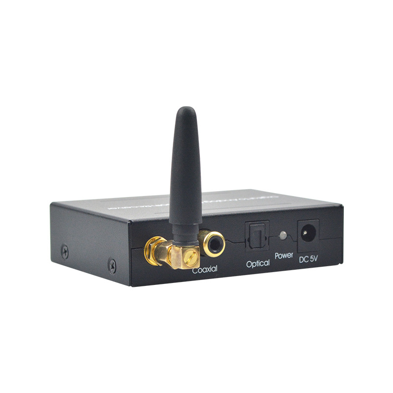 Bluetooth DAC pretvarač s optičkim i koaksijalnim digitalnim ulazima, analogni izlazi: 2× RCA i 3,5 mm