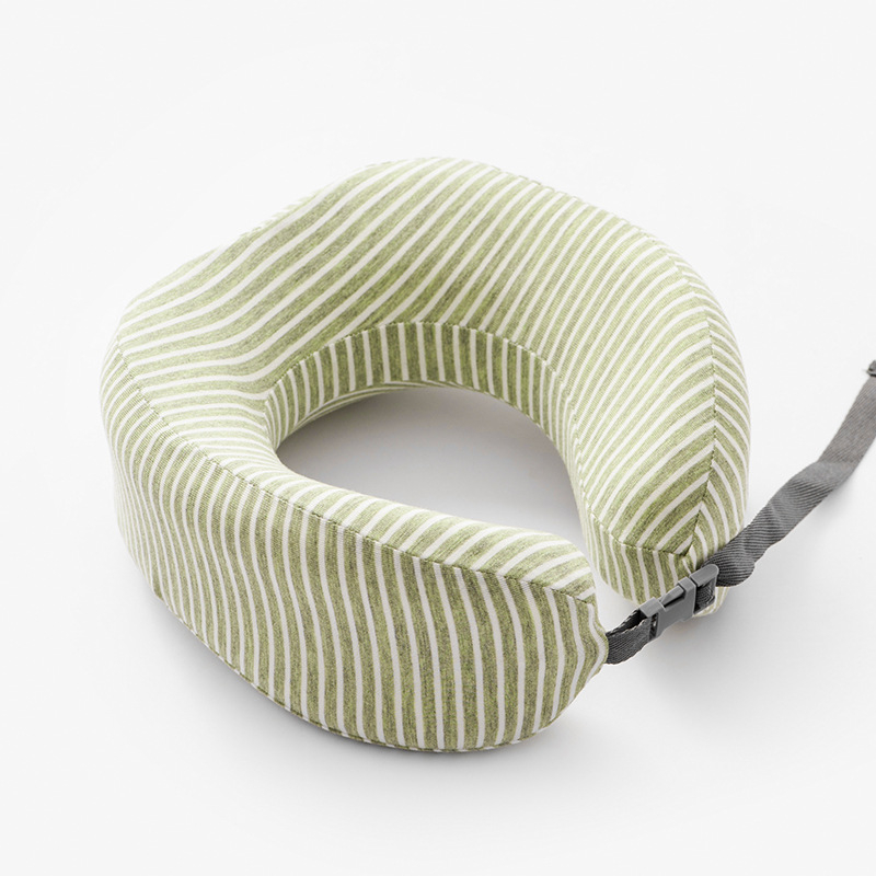 U-formájú memóriahabos utazó nyakpárna felnőtteknek, hordozható, japán stílusú, Flying Bear